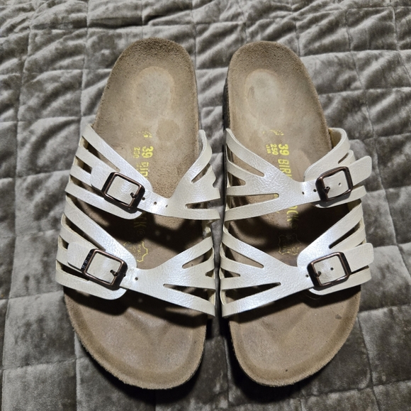 Birkenstock  Granada  Leather Buckle Sandals Women Size 8  Authentic Betula - Picture 3 of 7